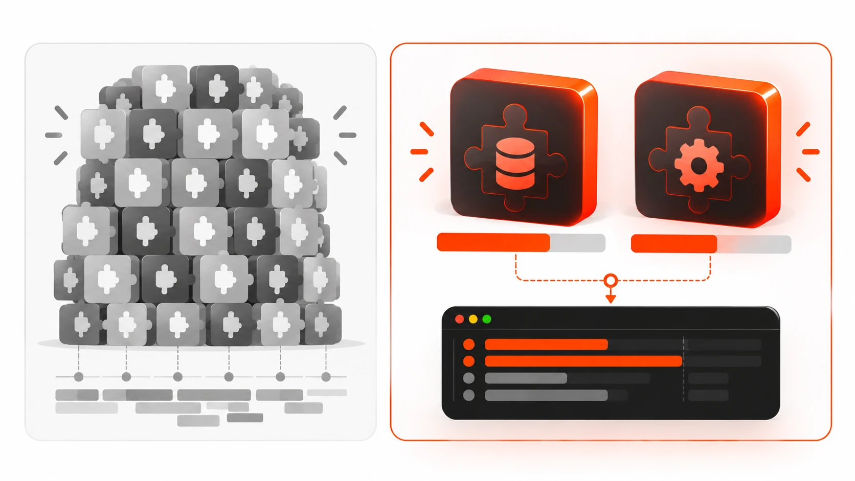 Infographic comparing plugin count myths with measuring request cost per plugin